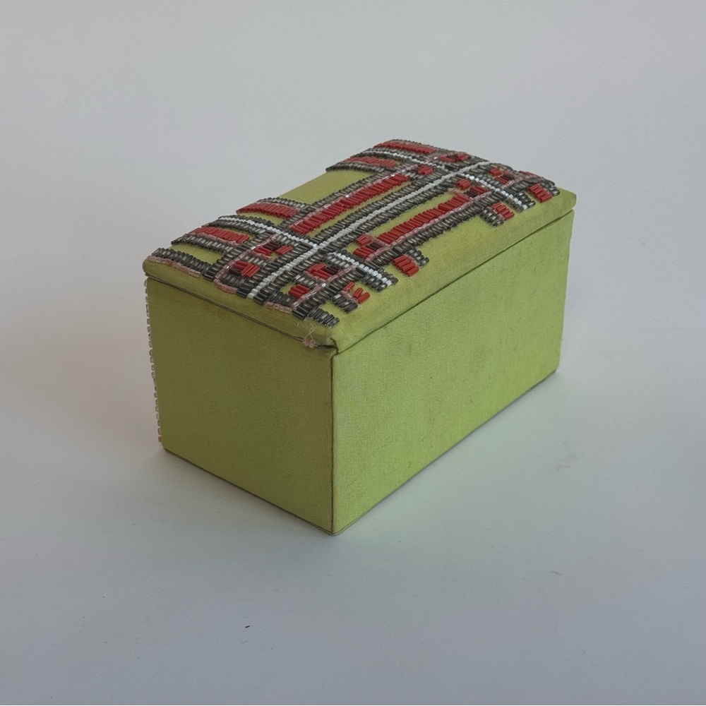 Embroidered Decorative Box - Picture 4 of 6